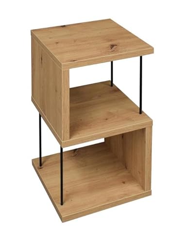 Wohnorama Standregal 2 Ablagefächer ca. 33 x 65 cm Asteiche Dekor von Wohnorama