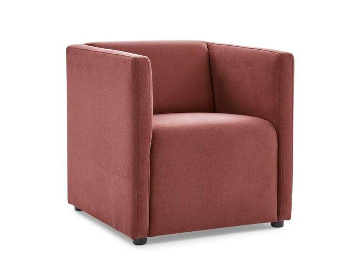 Calizza Interiors Grivola Sessel - Flachgewebe in Samt-Optik multiCOLOR 1031 paprika, Modern, Zeitlos von Wohnparc