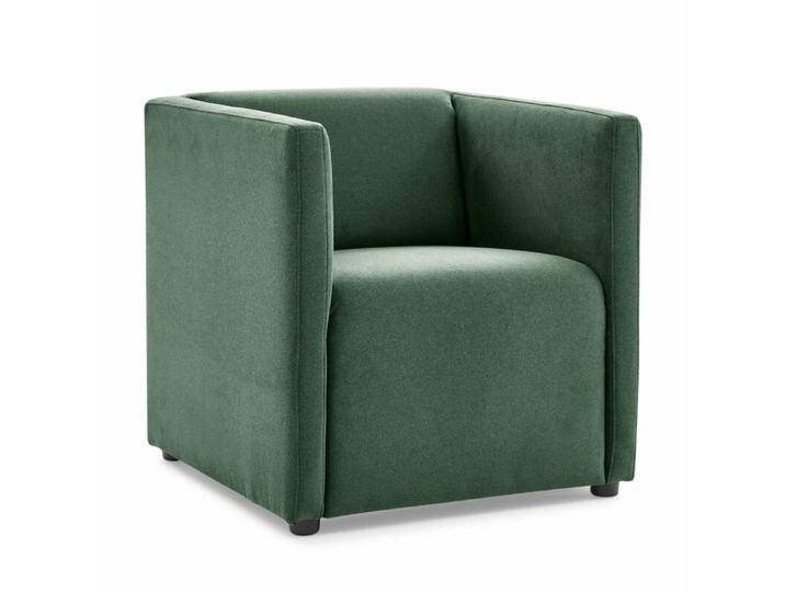 Calizza Interiors Grivola Sessel - Flachgewebe in Samt-Optik multiCOLOR 1059 tanne, Modern, Zeitlos von Wohnparc