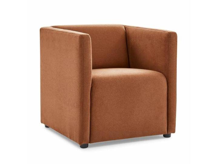 Calizza Interiors Grivola Sessel - Flachgewebe in Samt-Optik multiCOLOR 1121 terra, Modern, Zeitlos Calizza Interiors Grivola Sessel - Flachgewebe in Samt-Optik multiCOLOR 1121 terra, Modern, Zeitlos von Wohnparc
