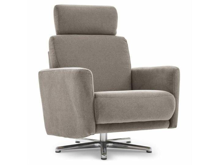 Calizza Interiors Lari Sessel - Flachgewebe in Samt-Optik multiCOLOR 1011 fels , inkl. Kopfstütze, Modern, Zeitlos von Wohnparc