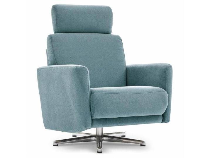 Calizza Interiors Lari Sessel - Flachgewebe in Samt-Optik multiCOLOR 1013 aqua , inkl. Kopfstütze, Modern, Zeitlos von Wohnparc