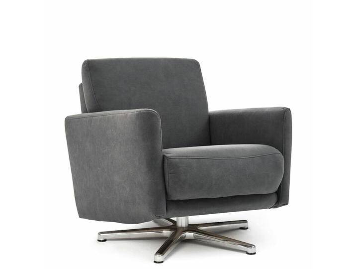 Calizza Interiors Lari Sessel - Microfaser Bulus 9 anthrazit , ohne Zusatzausstattung von Wohnparc