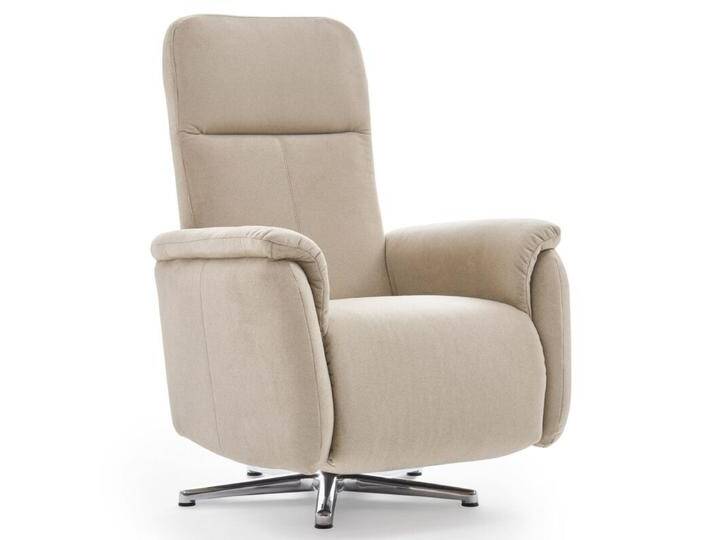 Calizza Interiors Olivin Relaxsessel manuell oder motorisch verstellbar - Flachgewebe Eco-Soil 01 natur , mit Feststellhebel, Modern, Zeitlos, automatische Fußteilverstellung, automatische Rückenteilverstellung, manuelle Fußteilverstellung, manuelle Sitzteilverstellung von Wohnparc