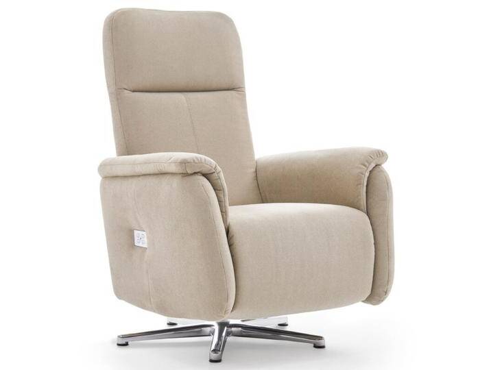 Calizza Interiors Olivin Relaxsessel manuell oder motorisch verstellbar - Flachgewebe Eco-Soil 01 natur , mit motorischer Verstellung, Modern, Zeitlos, automatische Fußteilverstellung, automatische Rückenteilverstellung, manuelle Fußteilverstellung, manuelle Sitzteilverstellung von Wohnparc