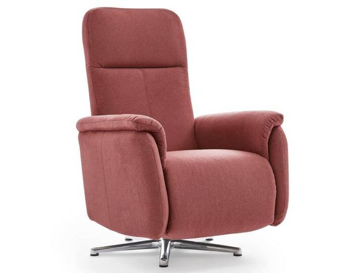 Calizza Interiors Olivin Relaxsessel manuell oder motorisch verstellbar - Flachgewebe in Samt-Optik multiCOLOR 1031 paprika , mit Feststellhebel, Modern, Zeitlos, automatische Fußteilverstellung, automatische Rückenteilverstellung, manuelle Fußteilverstellung, manuelle Sitzteilverstellung von Wohnparc