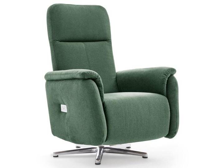 Calizza Interiors Olivin Relaxsessel manuell oder motorisch verstellbar - Flachgewebe in Samt-Optik multiCOLOR 1059 tanne , mit motorischer Verstellung & Akku, Modern, Zeitlos, automatische Fußteilverstellung, automatische Rückenteilverstellung, manuelle Fußteilverstellung, manuelle Sitzteilverstellung von Wohnparc