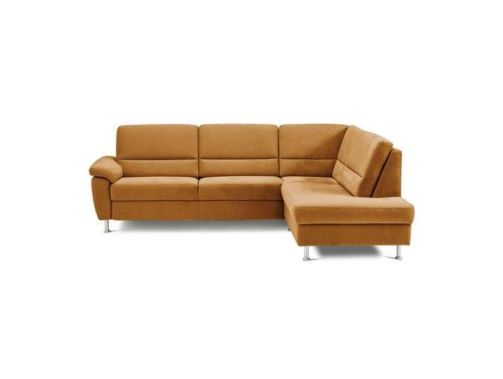 Calizza Interiors Onyx Ecksofa optional mit Schlaffunktion - Flachgewebe Eco-Soil 23 mais , ohne Funktion , rechts von Wohnparc