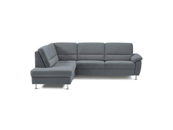 Calizza Interiors Onyx Ecksofa optional mit Schlaffunktion - Flachgewebe multicolor 1032 grey , ohne Funktion , links von Wohnparc
