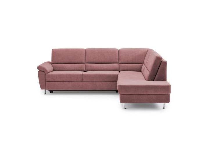Calizza Interiors Onyx Ecksofa optional mit Schlaffunktion - Microfaser Bulus 18 red , Schlaffunktion , rechts von Wohnparc