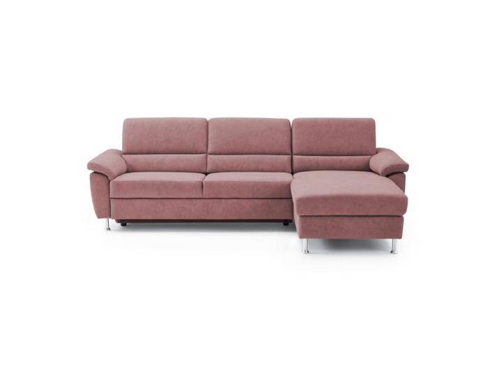 Calizza Interiors Onyx Sofa mit Longchair - Microfaser Bulus 18 red , Schlaffunktion , rechts von Wohnparc