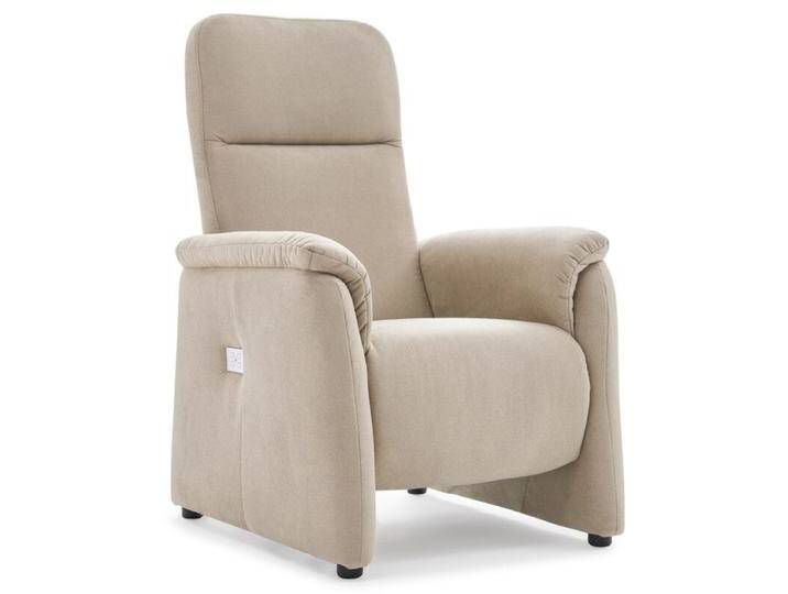 Calizza Interiors Topas Relaxsessel inkl. manueller oder motorischer Relaxfunktion - Flachgewebe Eco-Soil 01 natur , mit motorischer Verstellung, Modern, Zeitlos, automatische Fußteilverstellung, automatische Rückenteilverstellung, manuelle Fußteilverstellung, manuelle Sitzteilverstellung von Wohnparc