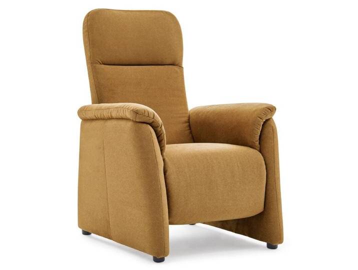 Calizza Interiors Topas Relaxsessel inkl. manueller oder motorischer Relaxfunktion - Flachgewebe Eco-Soil 23 mais , mit Feststellhebel, Modern, Zeitlos, automatische Fußteilverstellung, automatische Rückenteilverstellung, manuelle Fußteilverstellung, manuelle Sitzteilverstellung von Wohnparc