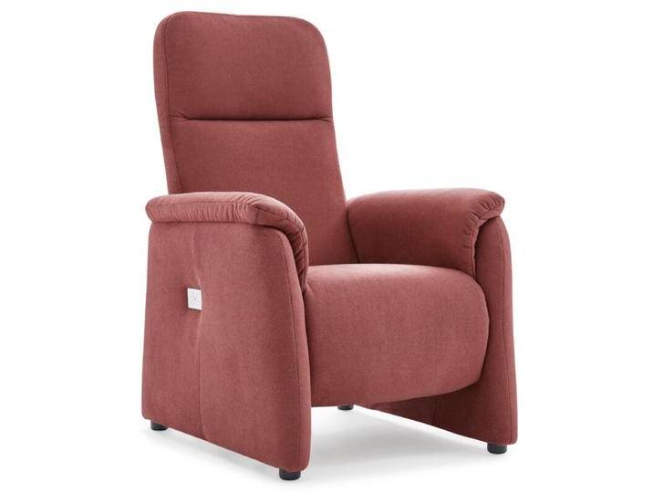 Calizza Interiors Topas Relaxsessel inkl. manueller oder motorischer Relaxfunktion - Flachgewebe in Samt-Optik multiCOLOR 1031 paprika , mit motorischer Verstellung, Modern, Zeitlos, automatische Fußteilverstellung, automatische Rückenteilverstellung, manuelle Fußteilverstellung, manuelle Sitzteilverstellung von Wohnparc