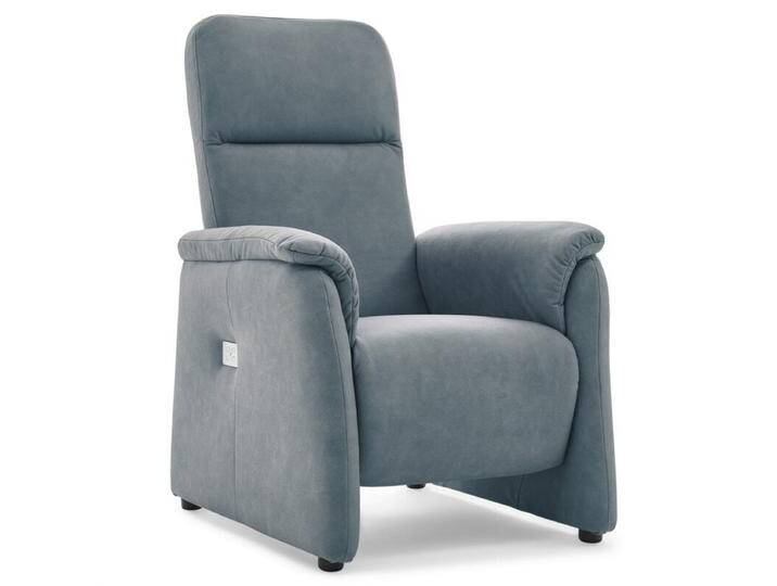 Calizza Interiors Topas Relaxsessel inkl. manueller oder motorischer Relaxfunktion - Microfaser Bulus 16 steel , mit motorischer Verstellung & Akku, Modern, Zeitlos, automatische Fußteilverstellung, automatische Rückenteilverstellung, manuelle Fußteilverstellung, manuelle Sitzteilverstellung von Wohnparc