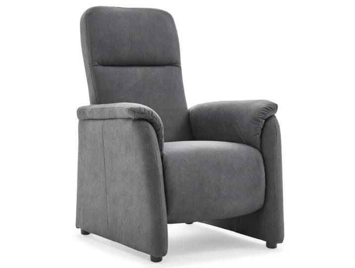 Calizza Interiors Topas Relaxsessel inkl. manueller oder motorischer Relaxfunktion - Microfaser Bulus 9 anthrazit , mit Feststellhebel, Modern, Zeitlos, automatische Fußteilverstellung, automatische Rückenteilverstellung, manuelle Fußteilverstellung, manuelle Sitzteilverstellung von Wohnparc