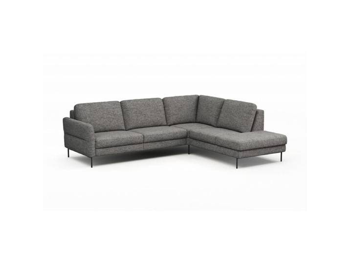 Contur Einrichten Enna Ecksofa - Flachgewebe Marinet 60 graphit , ohne Funktion , rechts von Wohnparc