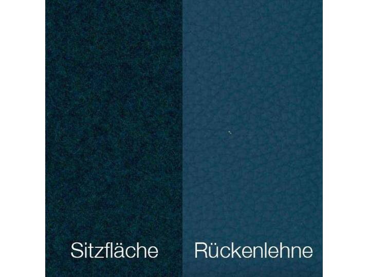 Contur Penthouse Armlehnstuhl mit Schlittenfuß - Textilgewebe Future Petrol & Leder Tendens Petrol , Standard Contur Penthouse Armlehnstuhl mit Schlittenfuß - Textilgewebe Future Petrol & Leder Tendens Petrol , Standard von Wohnparc