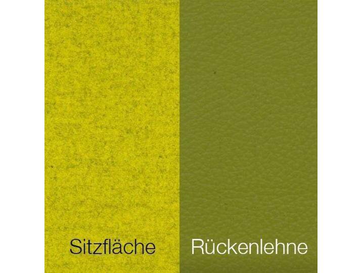 Contur Penthouse Armlehnstuhl mit Schlittenfuß - Textilgewebe Future Yellow & Leder Tendens Lime , Komfort Contur Penthouse Armlehnstuhl mit Schlittenfuß - Textilgewebe Future Yellow & Leder Tendens Lime , Komfort von Wohnparc