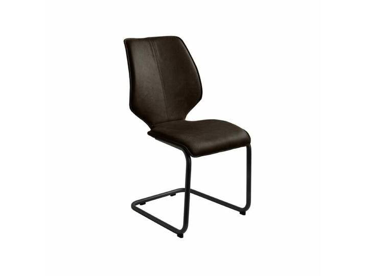 Contur Penthouse Freischwinger in Leder - Leder Tendens 2215 Chocolate von Wohnparc