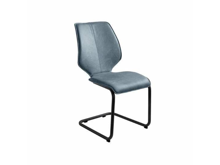 Contur Penthouse Freischwinger in Leder - Leder Tendens 5425 Slate Grey von Wohnparc
