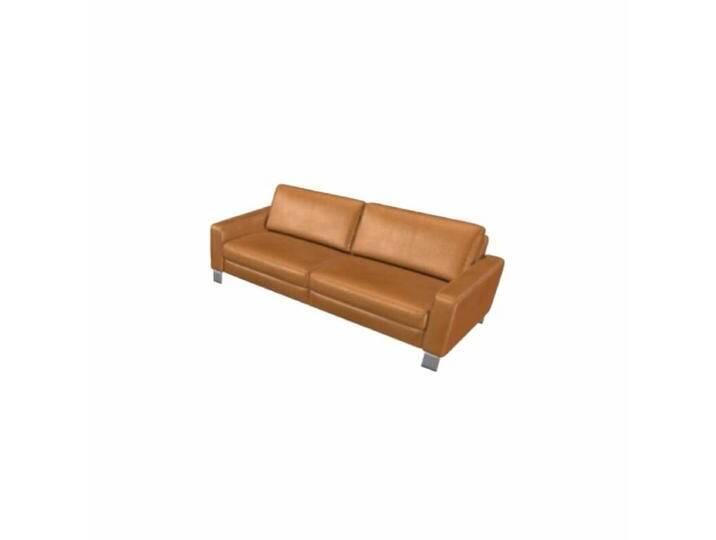 Couchliebe Hamburg 2,5- oder 3-Sitzer - Echtleder Torro curry , Wall-Free-Funktion , inkl. Kopfstütze , 3-Sitzer Sofas von Wohnparc