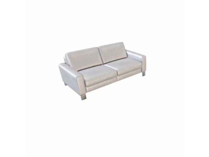 Couchliebe Hamburg 2,5- oder 3-Sitzer - Echtleder Torro white , Wall-Free-Funktion , inkl. Kopfstütze , 2,5-Sitzer Sofas, Modern, Zeitlos, Wall-Free-Funktion von Wohnparc