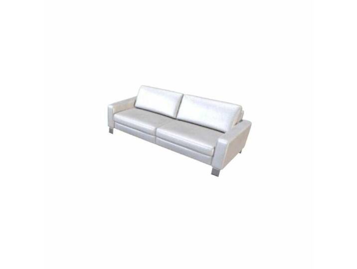 Couchliebe Hamburg 2,5- oder 3-Sitzer - Echtleder Torro white , ohne Funktion , ohne Zusatzausstattung , 3-Sitzer Sofas, Modern, Zeitlos, ohne Funktion von Wohnparc