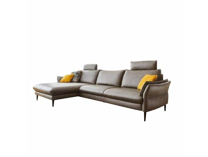 Couchliebe Houston Ledersofa - Leder Vivre Greystone , links von Wohnparc