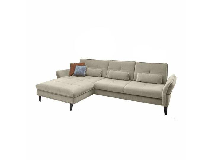 Couchliebe Key West Ecksofa - Samt Salsa natur , ohne Funktion , links von Wohnparc
