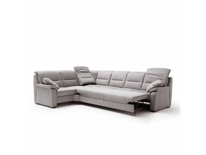 Couchliebe Porto Ecksofa mit strukturiertem Microfaserbezug - links , Komfort Modell, manuelle Rückenteilverstellung, Schlaffunktion von Wohnparc
