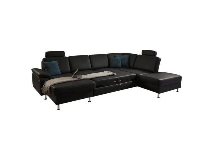 Couchliebe Prato Wohnlandschaft - Echtleder Torro schwarz , Schlaffunktion , inkl. Kopfstütze , Ja Couchliebe Prato Wohnlandschaft - Echtleder Torro schwarz , Schlaffunktion , inkl. Kopfstütze , Ja von Wohnparc