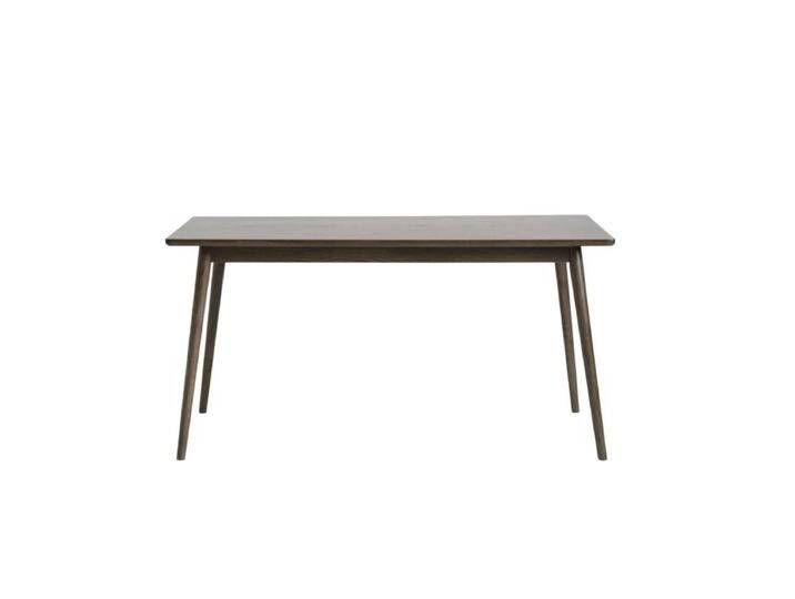 Liadomo Barrali Esstisch aus Eiche massiv - optional mit 2 Ansteckplatten - Eiche massiv smoked , 150 , ohne Zusatzausstattung, Esszimmer, Tisch, Ansteckplatten, verlängerbar, zwei Größen, Massivholz Natur oder Smoked, Platz für mehrere Personen, Natur, Skandinavisch, ohne Funktion, Ausziehfunktion von Wohnparc