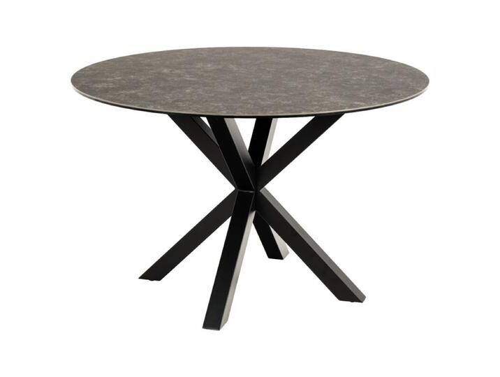 Trendstore Anabel Esstisch rund - Keramik oder Marmor - Keramik Fairbanks schwarz rau, Zeitlos Trendstore Anabel Esstisch rund - Keramik oder Marmor - Keramik Fairbanks schwarz rau, Zeitlos von Wohnparc