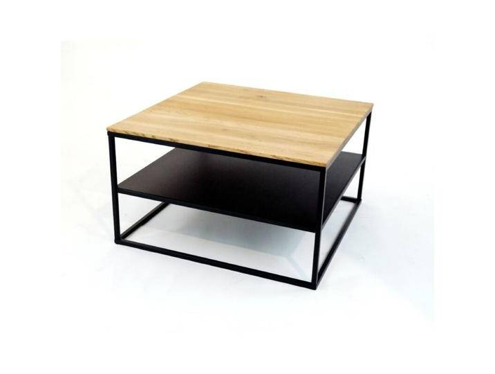 Trendstore Cami Couchtisch aus Metall und Eiche massiv - quadratisch oder rechteckig - 70 x 40 x 70 Trendstore Cami Couchtisch aus Metall und Eiche massiv - quadratisch oder rechteckig - 70 x 40 x 70 von Wohnparc