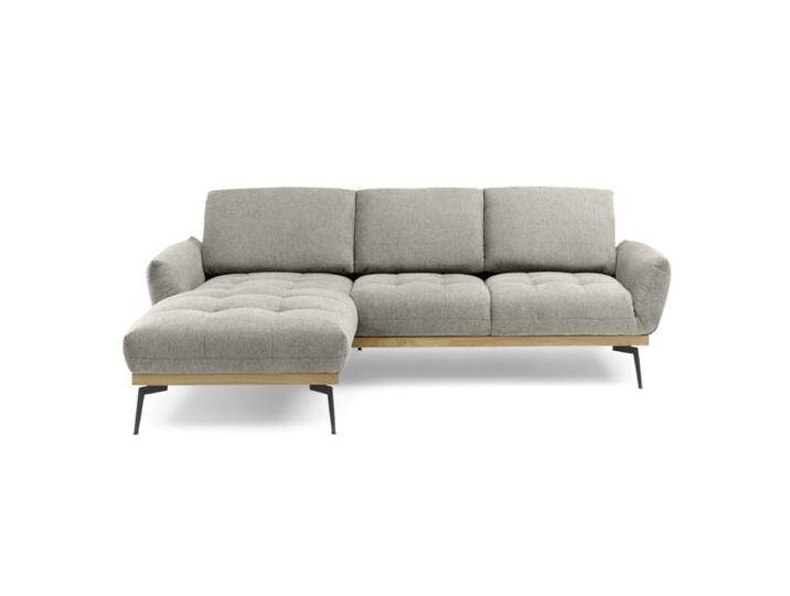 Trendstore, Eddie Ecksofa inkl. klappbaren Rücken - Flachgewebe Aragon taupe , links, Modern von Wohnparc