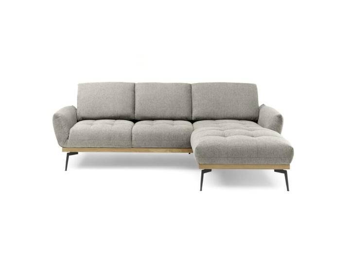 Trendstore, Eddie Ecksofa inkl. klappbaren Rücken - Flachgewebe Aragon taupe , rechts, Modern von Wohnparc