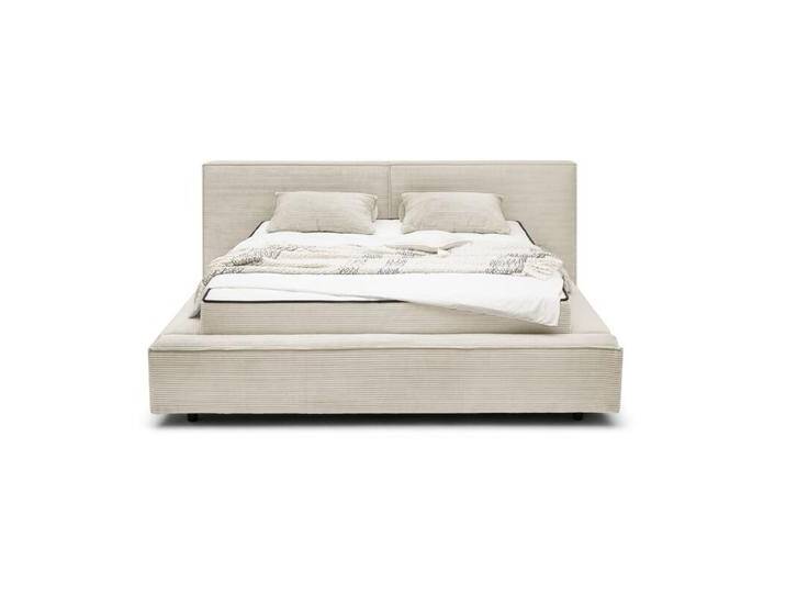 Trendstore Edina Polsterbett in Cord, optional mit Lattenrost und Matratzen - Cord Zoom 01 creme , Basis Modell Trendstore Edina Polsterbett in Cord, optional mit Lattenrost und Matratzen - Cord Zoom 01 creme , Basis Modell von Wohnparc
