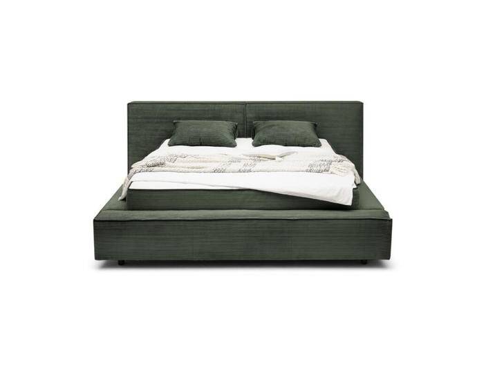 Trendstore Edina Polsterbett in Cord, optional mit Lattenrost und Matratzen - Cord Zoom 11 winter moos , Basis Modell Trendstore Edina Polsterbett in Cord, optional mit Lattenrost und Matratzen - Cord Zoom 11 winter moos , Basis Modell von Wohnparc