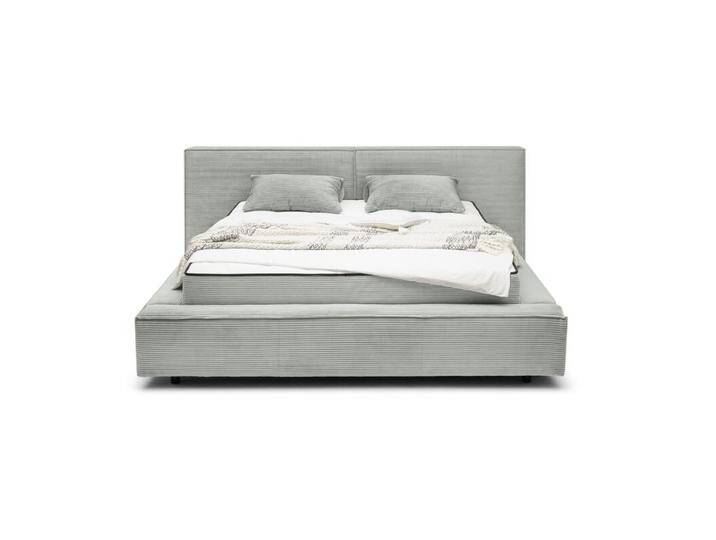 Trendstore Edina Polsterbett in Cord, optional mit Lattenrost und Matratzen - Cord Zoom 15 sage , Komfort Modell Trendstore Edina Polsterbett in Cord, optional mit Lattenrost und Matratzen - Cord Zoom 15 sage , Komfort Modell von Wohnparc