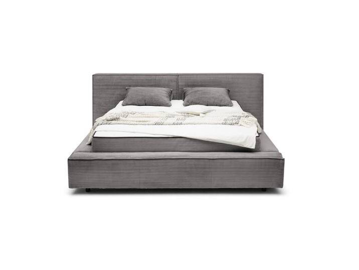 Trendstore Edina Polsterbett in Cord, optional mit Lattenrost und Matratzen - Cord Zoom 21 ash , Basis Modell Trendstore Edina Polsterbett in Cord, optional mit Lattenrost und Matratzen - Cord Zoom 21 ash , Basis Modell von Wohnparc