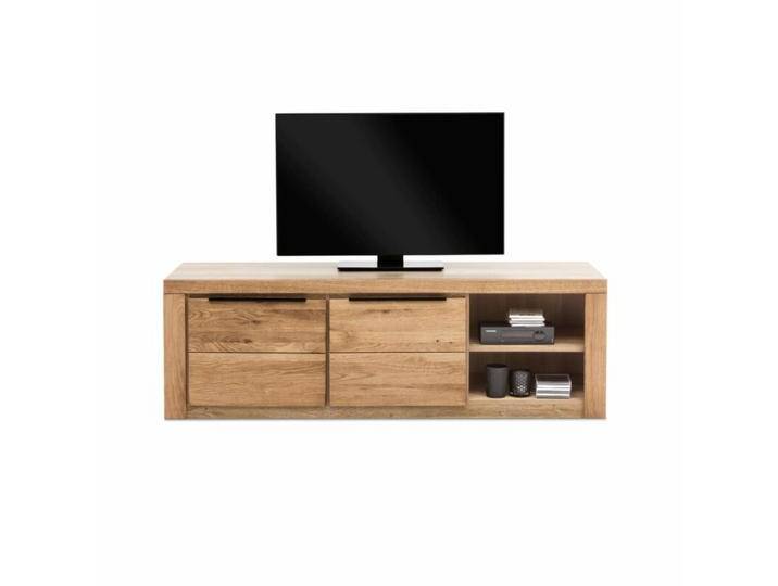 Trendstore Eltia TV-Kommode mit Front aus massiver Eiche, Natur, Zeitlos von Wohnparc
