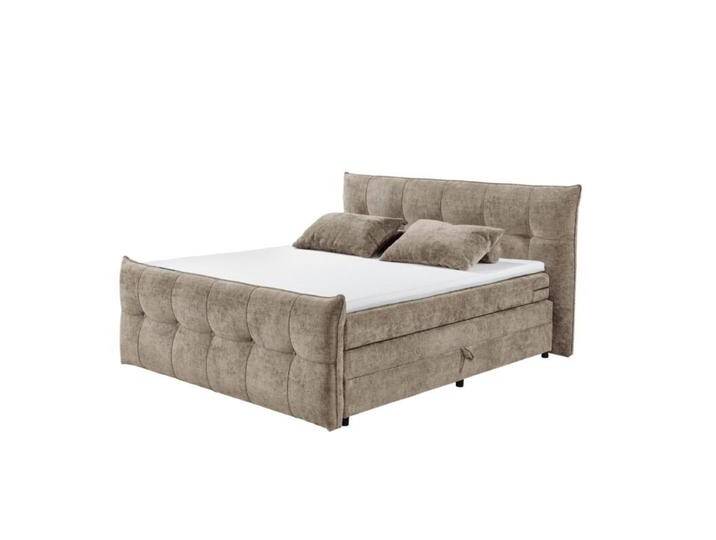 Trendstore Emilla Boxspringbett mit Stauraum, inkl. 2 Matratzen und Topper - Strukturgewebe Eden 05 mink Trendstore Emilla Boxspringbett mit Stauraum, inkl. 2 Matratzen und Topper - Strukturgewebe Eden 05 mink von Wohnparc