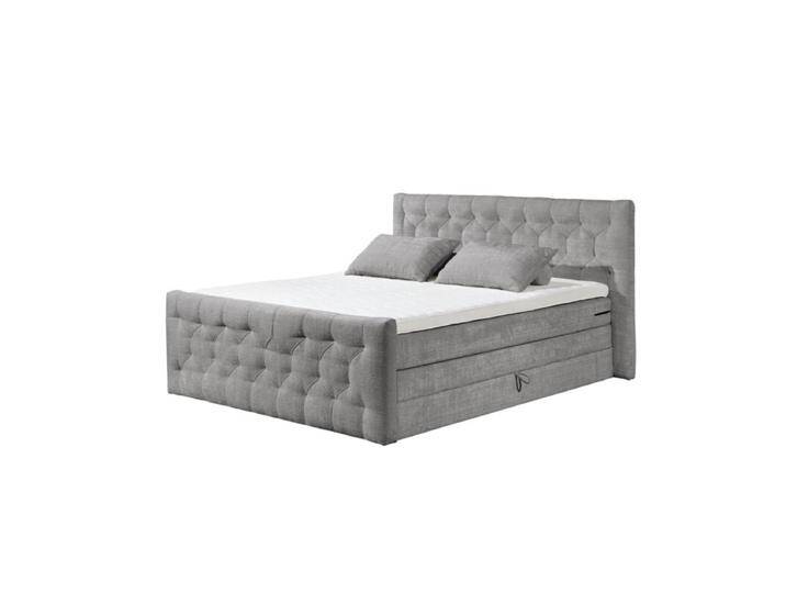Trendstore Evellin Boxspringbett in Bouclé, inkl. 2 Matratzen und Topper - Cremona 96 Grey Trendstore Evellin Boxspringbett in Bouclé, inkl. 2 Matratzen und Topper - Cremona 96 Grey von Wohnparc