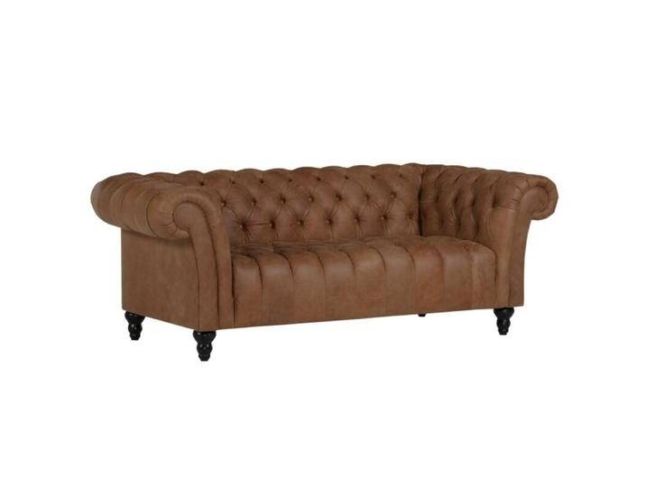 Trendstore Garvin 3-Sitzer-Sofa - Anilinleder Amazonas Braun von Wohnparc