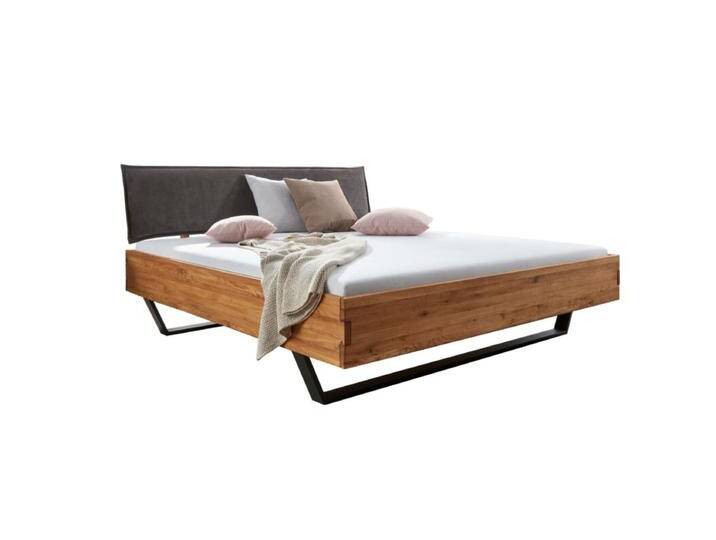 Trendstore Gertrud Bett in massiver Wildeiche und Polsterkopfteil - 100 x 200 Trendstore Gertrud Bett in massiver Wildeiche und Polsterkopfteil - 100 x 200 von Wohnparc
