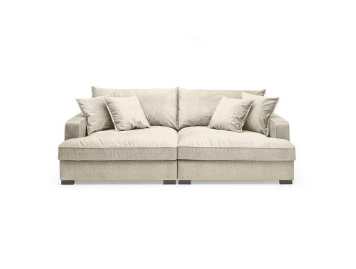 Trendstore Haidi Megasofa Microfaser - Microfaser Vogue creme von Wohnparc