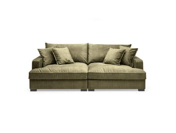 Trendstore Haidi Megasofa Microfaser - Microfaser Vogue olive von Wohnparc