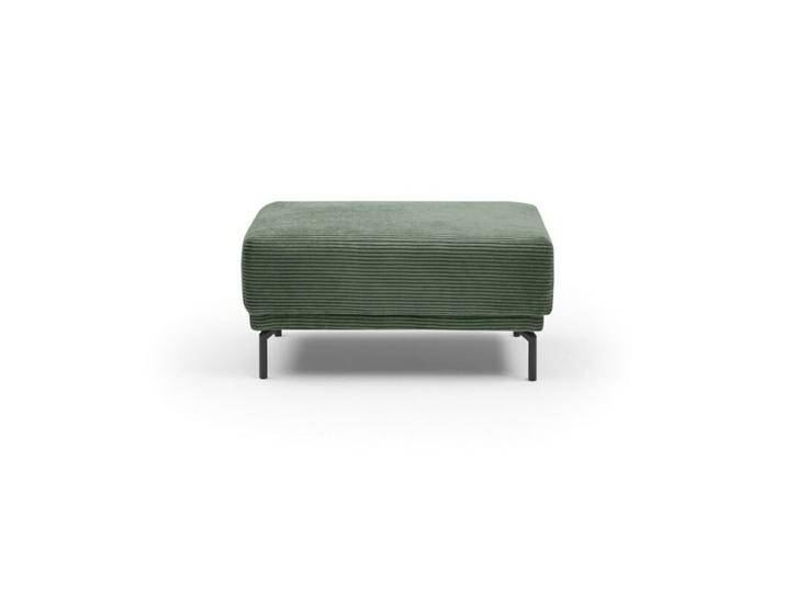 Trendstore Hania Fußhocker in Cord - Cord Zoom wintermoss von Wohnparc