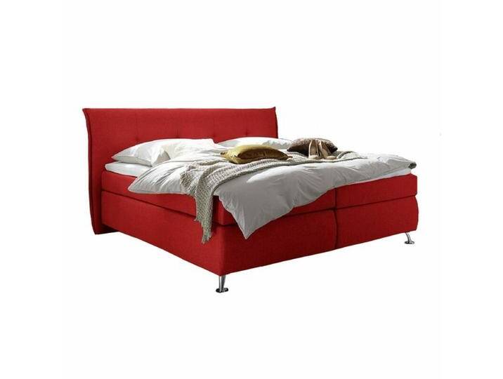 Trendstore Haroa Boxspringbett - Webstoff B396 rot , Viskoelastik Trendstore Haroa Boxspringbett - Webstoff B396 rot , Viskoelastik von Wohnparc